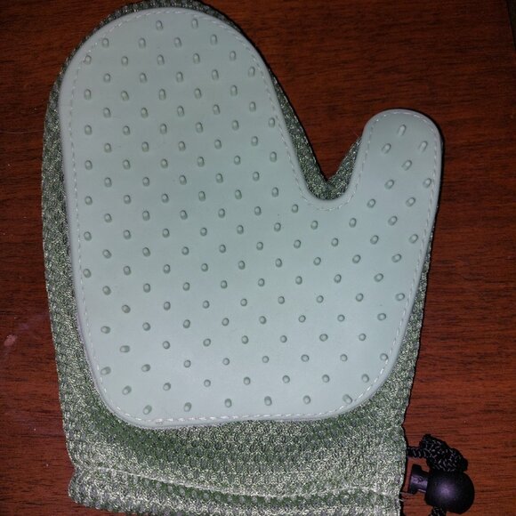 Blue Pet Grooming Glove - Silicone Double Sides Pet Floating Brush - Picture 4 of 4